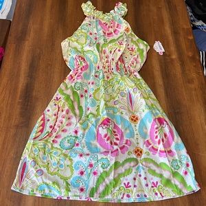 Lolly Wolley Doodle Floral Dress, XL